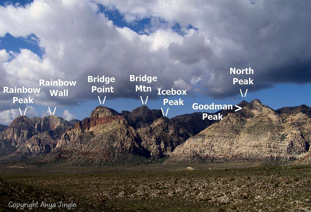 Peaks of Red Rocks, Nevada