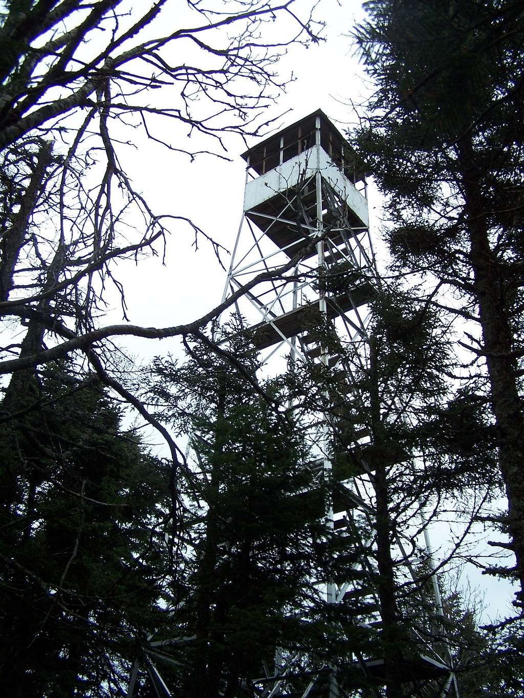 Snowy Mountain Fire Tower