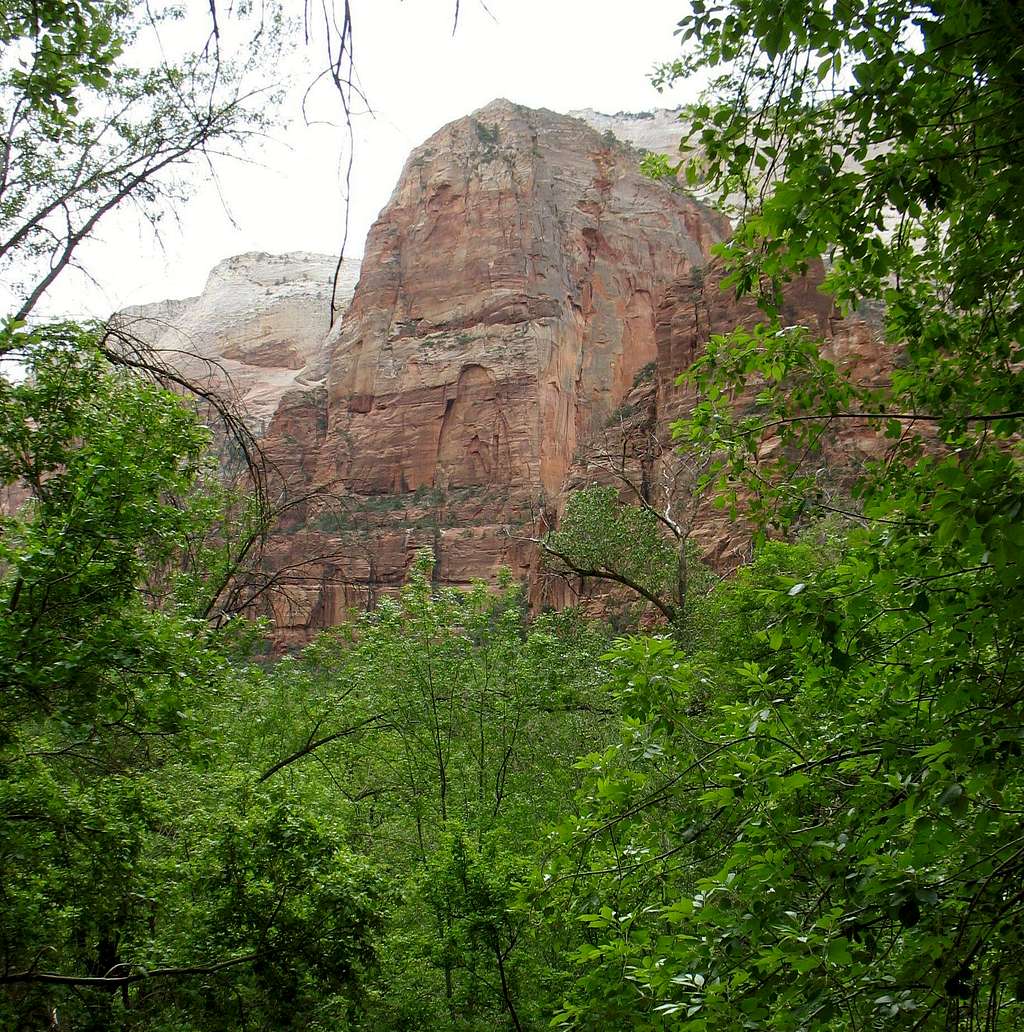 Angels Landing from Weeping Rock trail