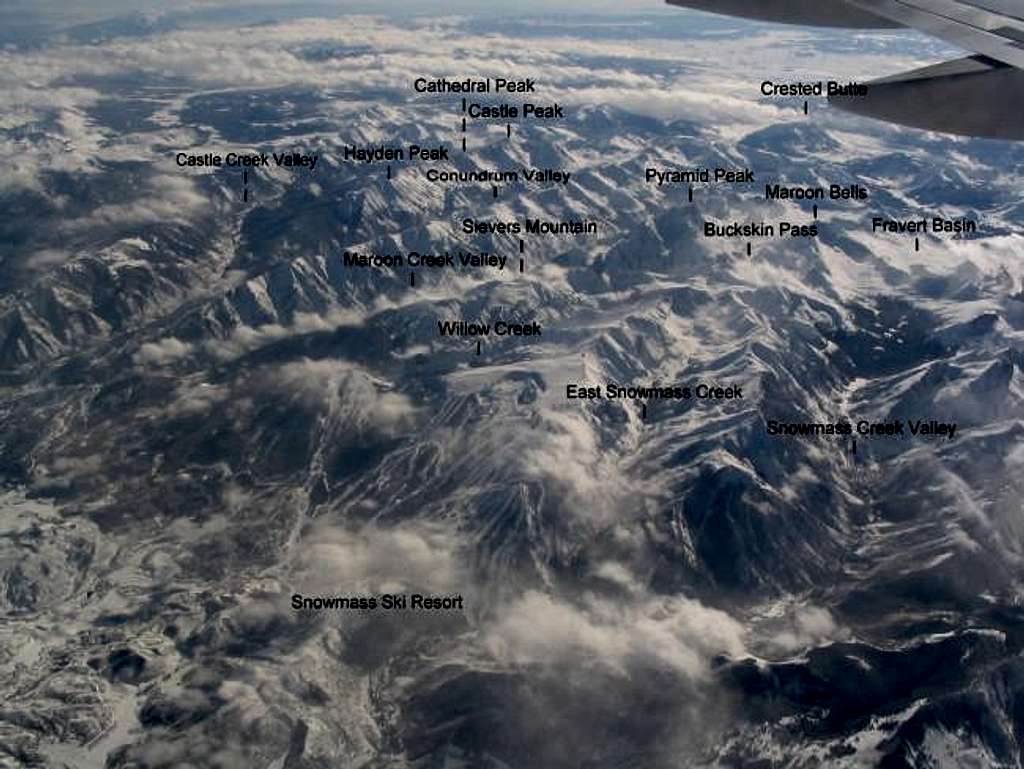 Aerial View of Colorado's Elk...