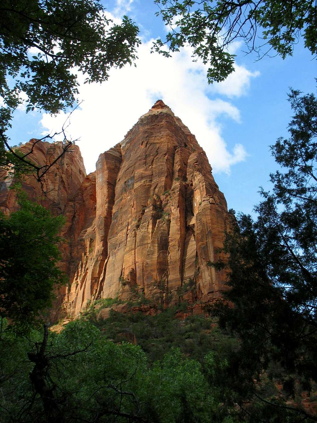 Spire over Emerald Pools trail