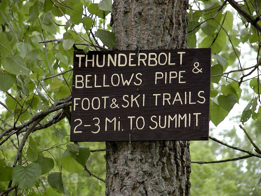 Thunderbolt Trail head