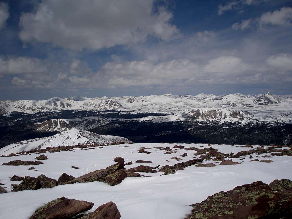 View west from South Timothy Peak