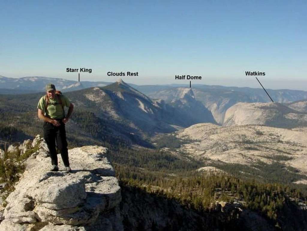  Sam at the summit of Tenaya...