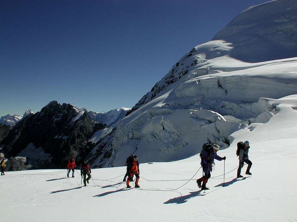 Ascent to Morgenhorn 3623m