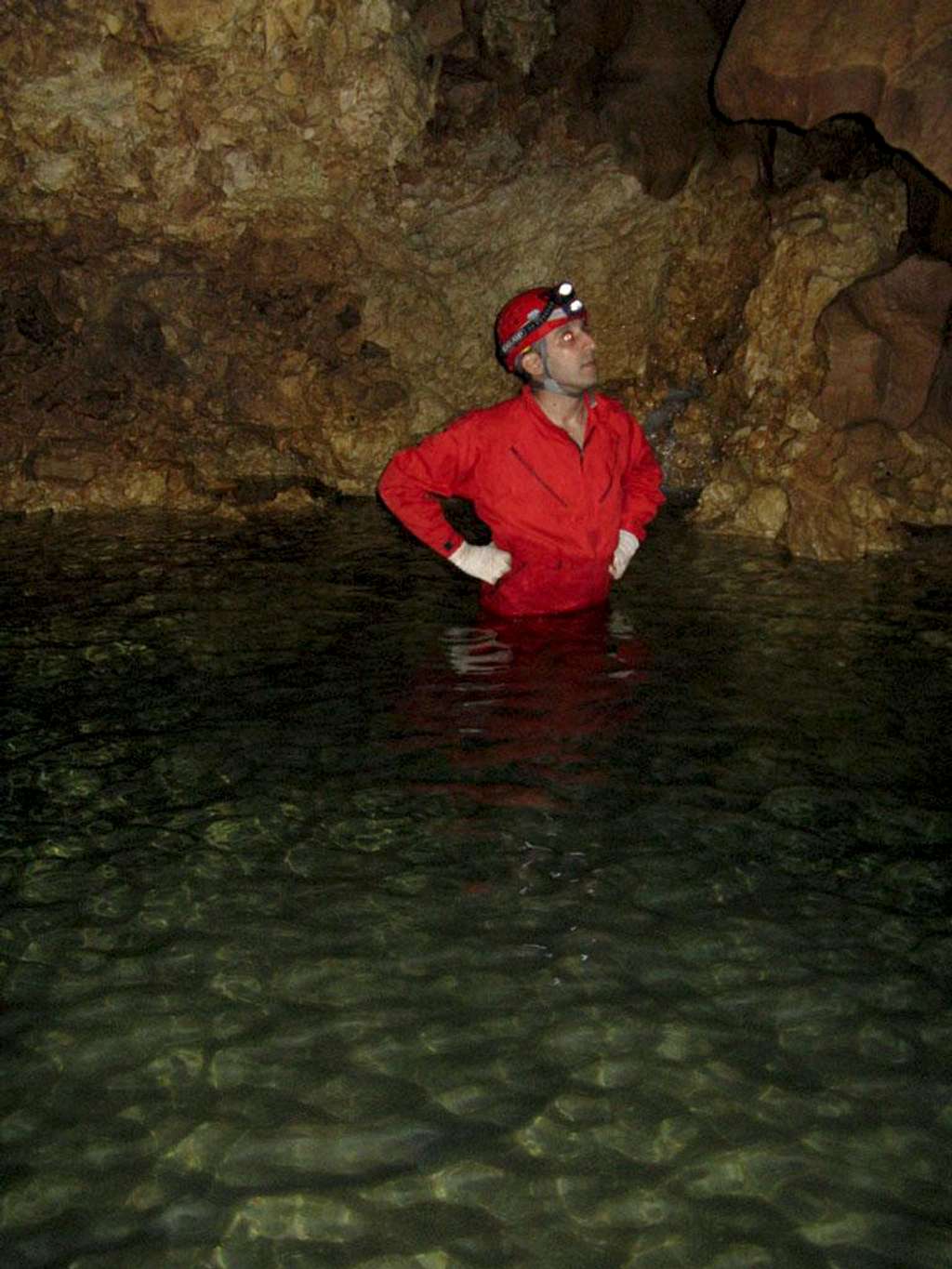 Me inside a pool of Daniyal cave