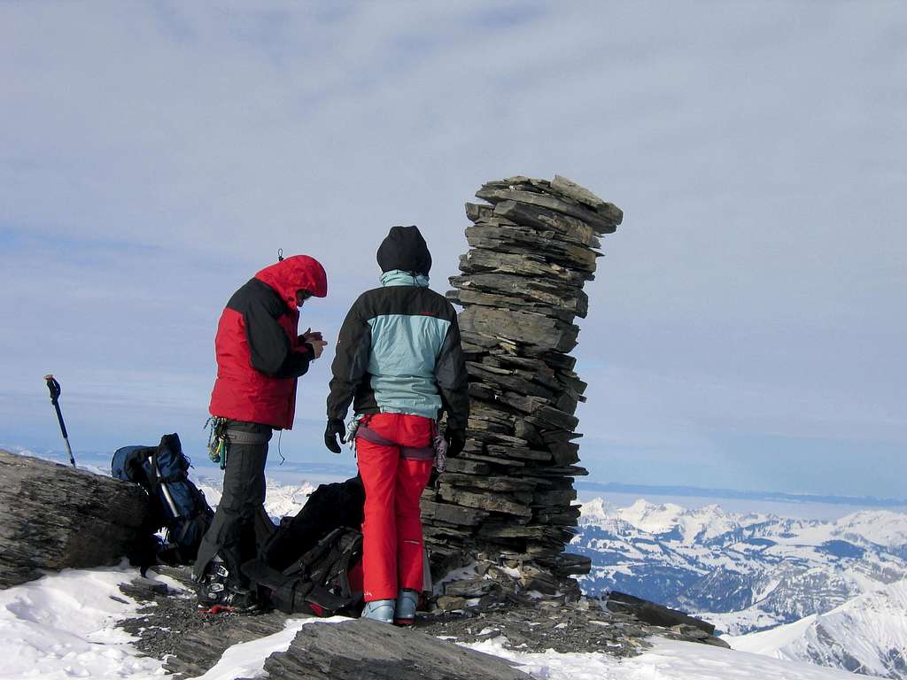 Summit of Wildstrubel / Grossstrubel 3243m