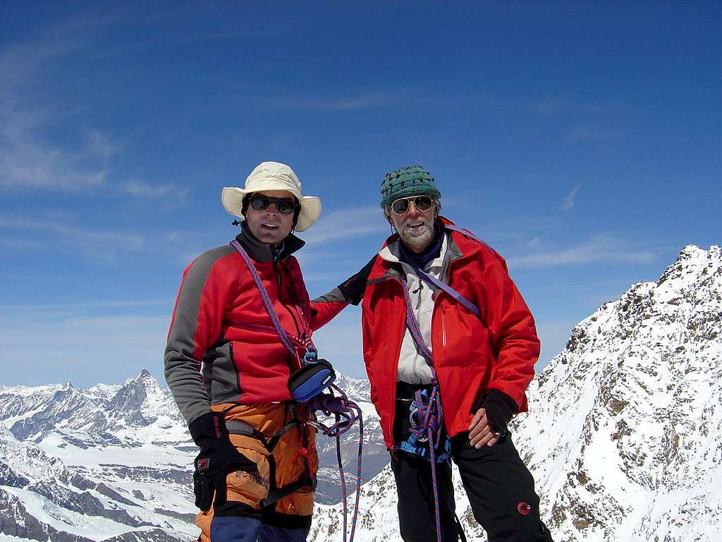 Summit of Zumsteinspitze 4536m