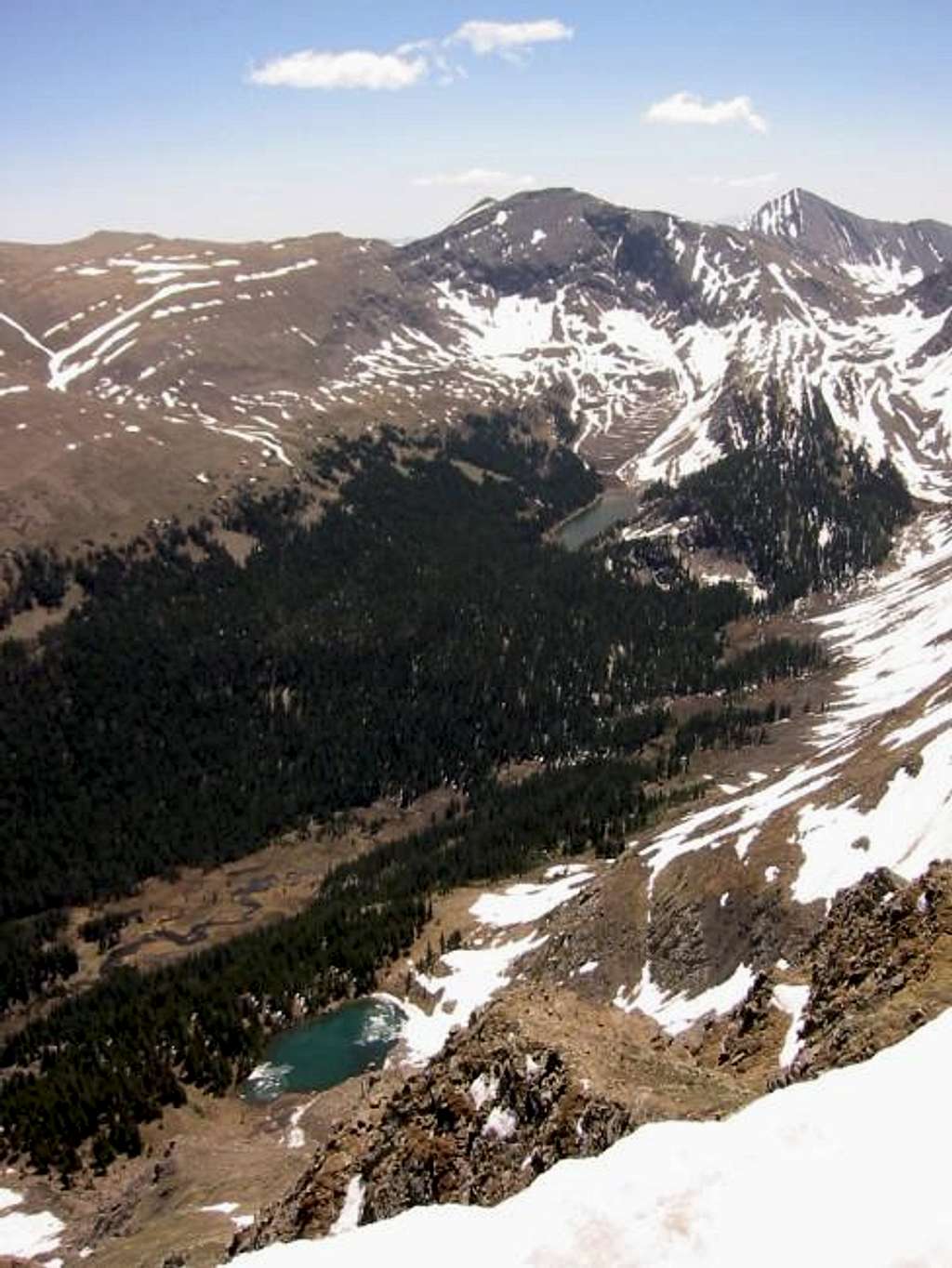 Teacup Lake and Cotton Lake...