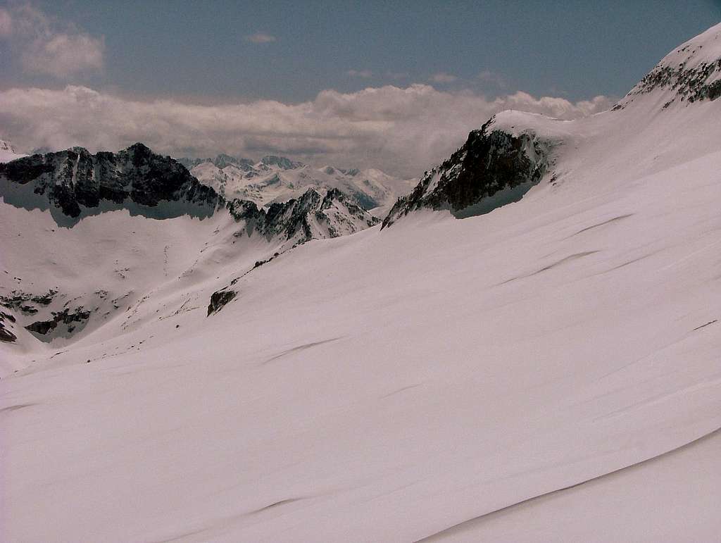 View from Glaciar de Aneto.