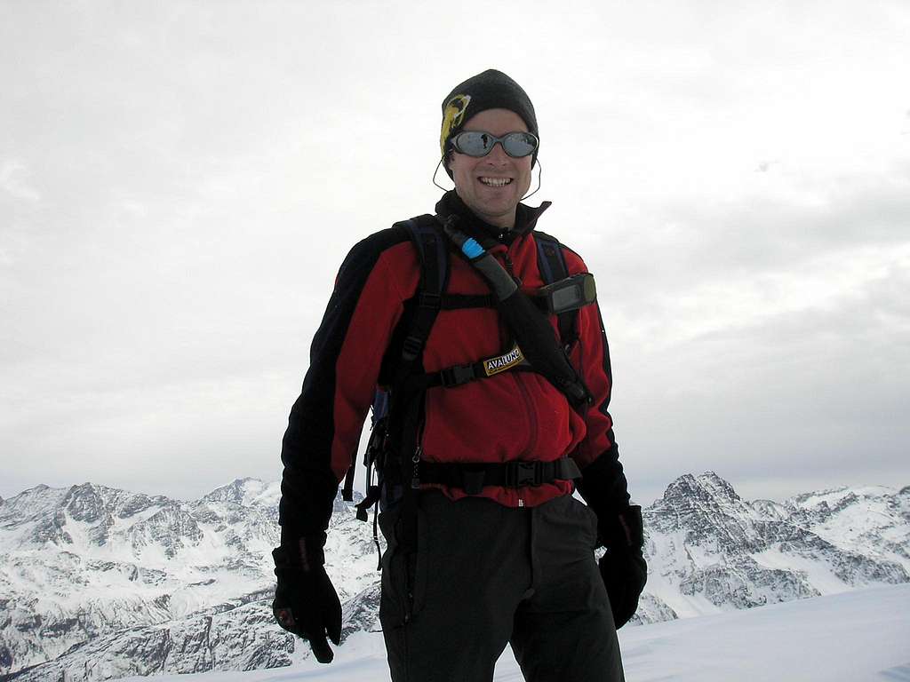 Summit of Piz Lunghin 2780m