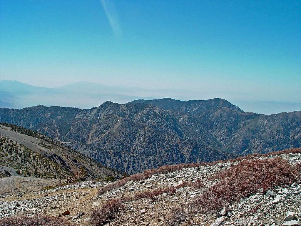 View east from Mount Baldy