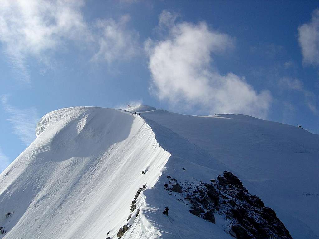 Summit of Fletschhorn 3993m