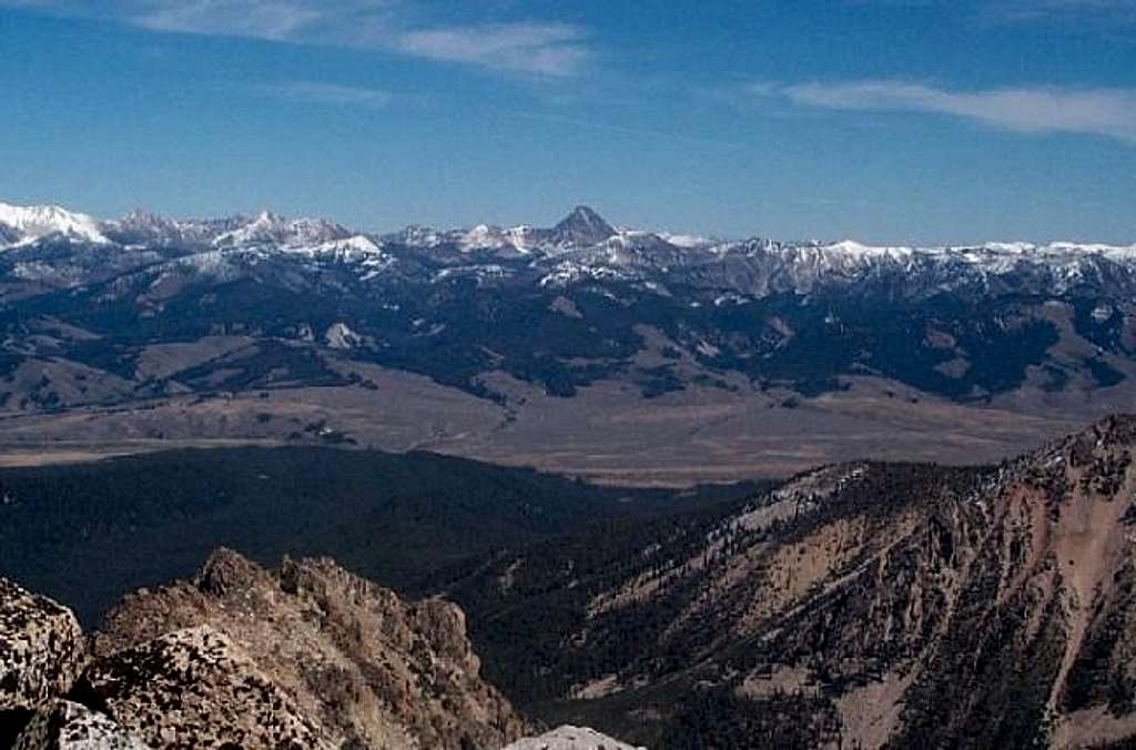 Castle Peak from Mount Cramer...