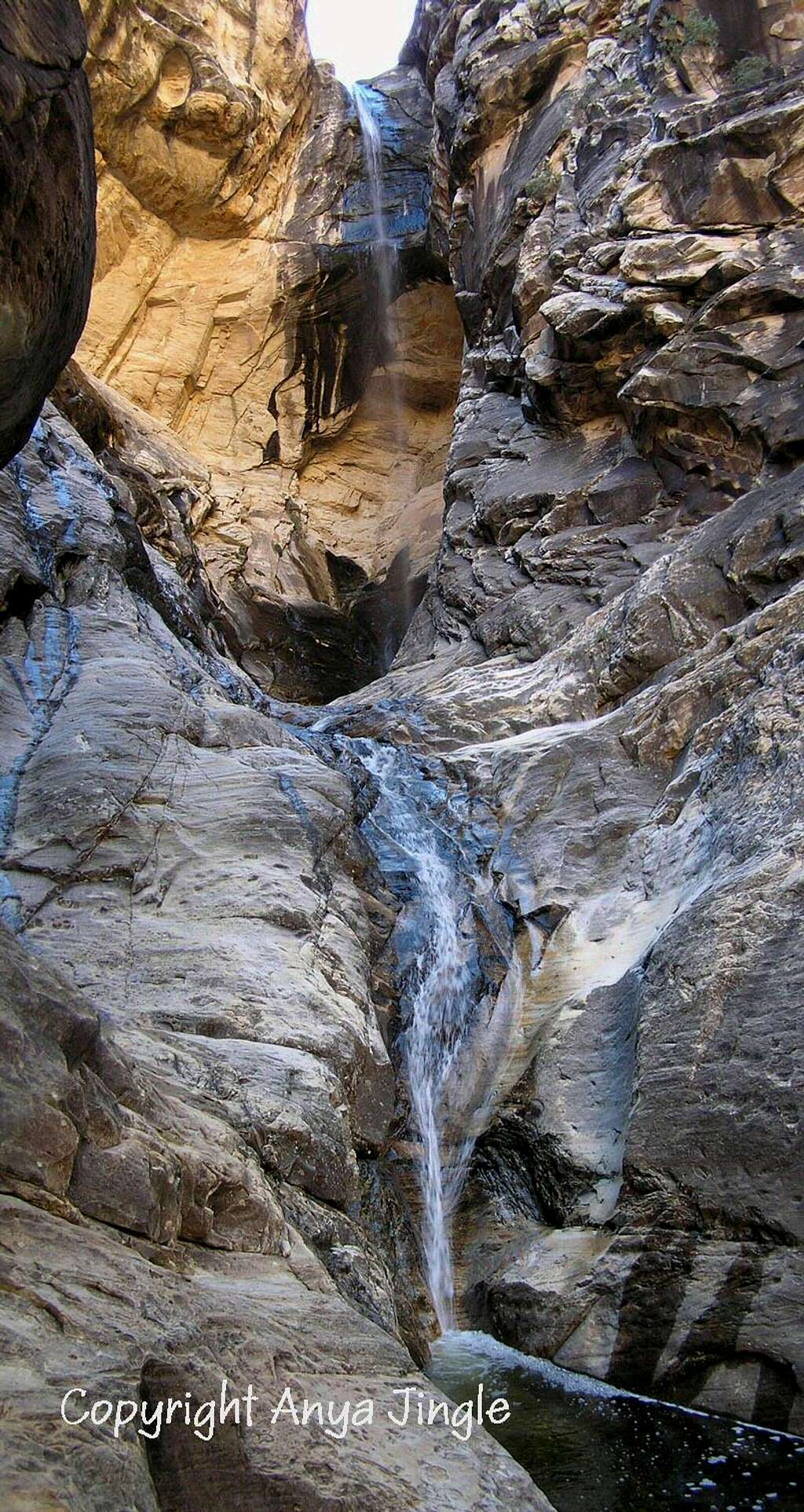 Icebox Canyon Waterfall