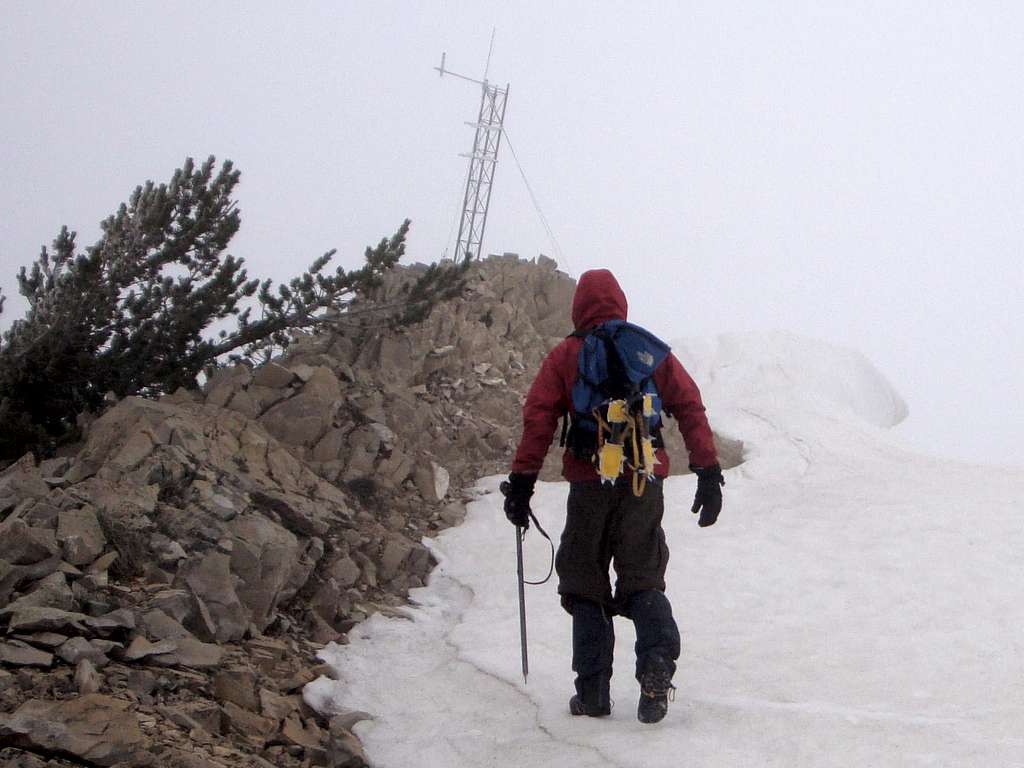 Approaching the North Most Peak On Cascade Mtn (Utah)