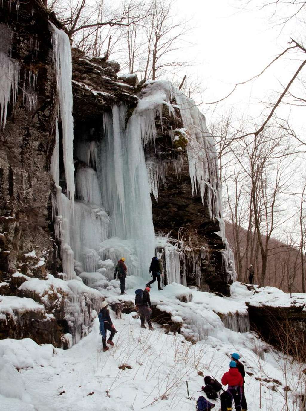Catskill Ice climbing