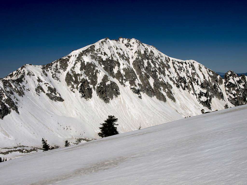 east face from the slopes of S Thunder