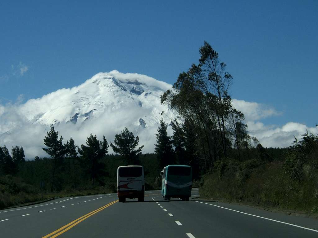 Cotopaxi from the road
