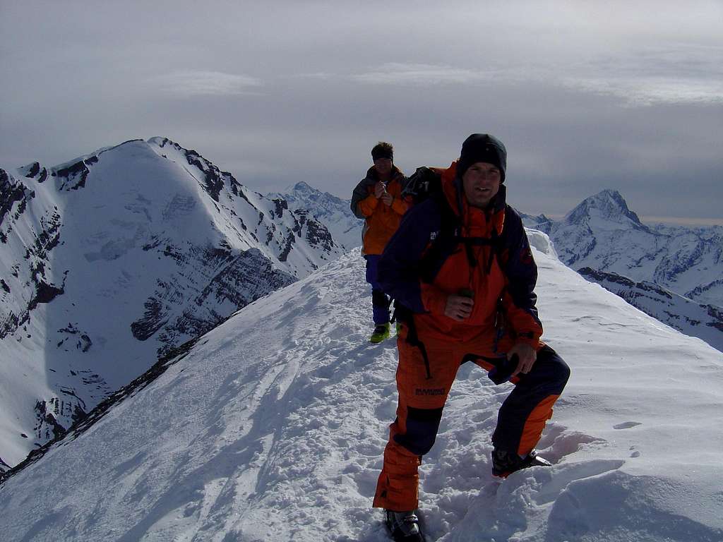 Summit of Rinderhorn 3448m