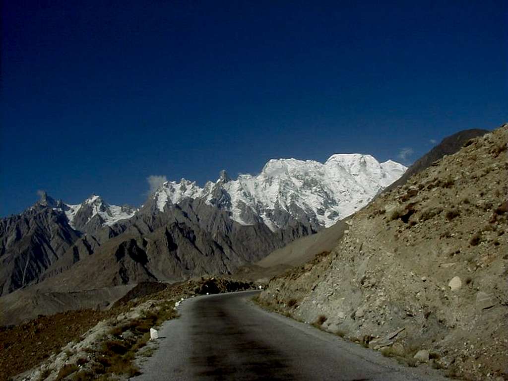 Karakoram Highway Near Hunza Valley, Northern Areas of Pakistan