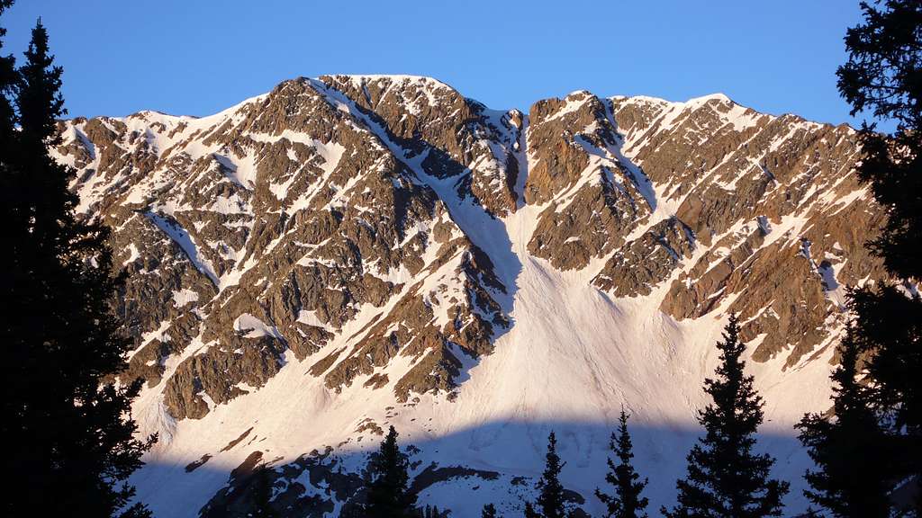 North Twilight's North Face Couloirs