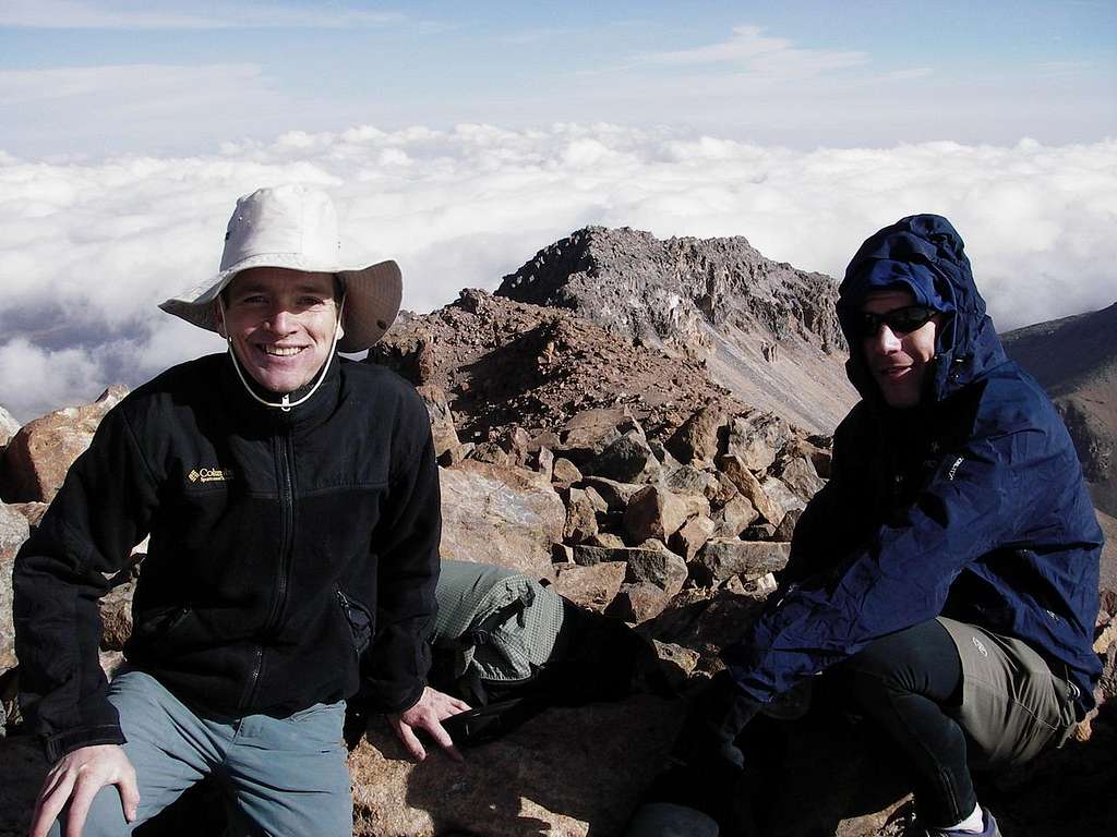 Nathan and Smiley On the Summit