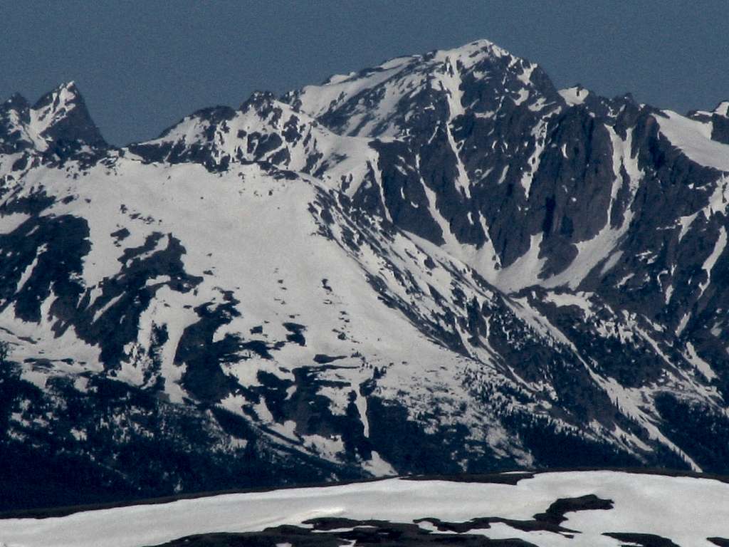 Mount Powell from summit Torreys Peak
