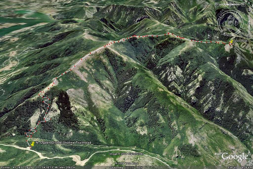 Main trail to summit