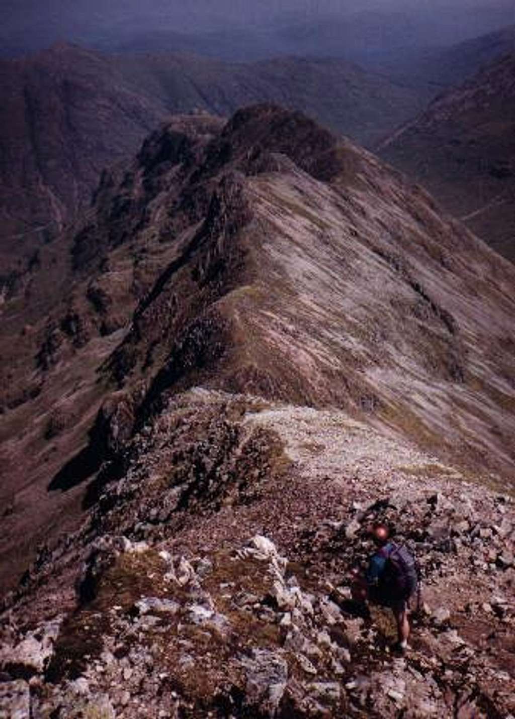 This is the ridge of Beinn...