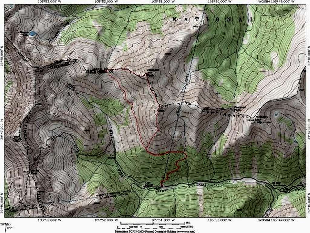 Vasquez Peak Topo Map: The...