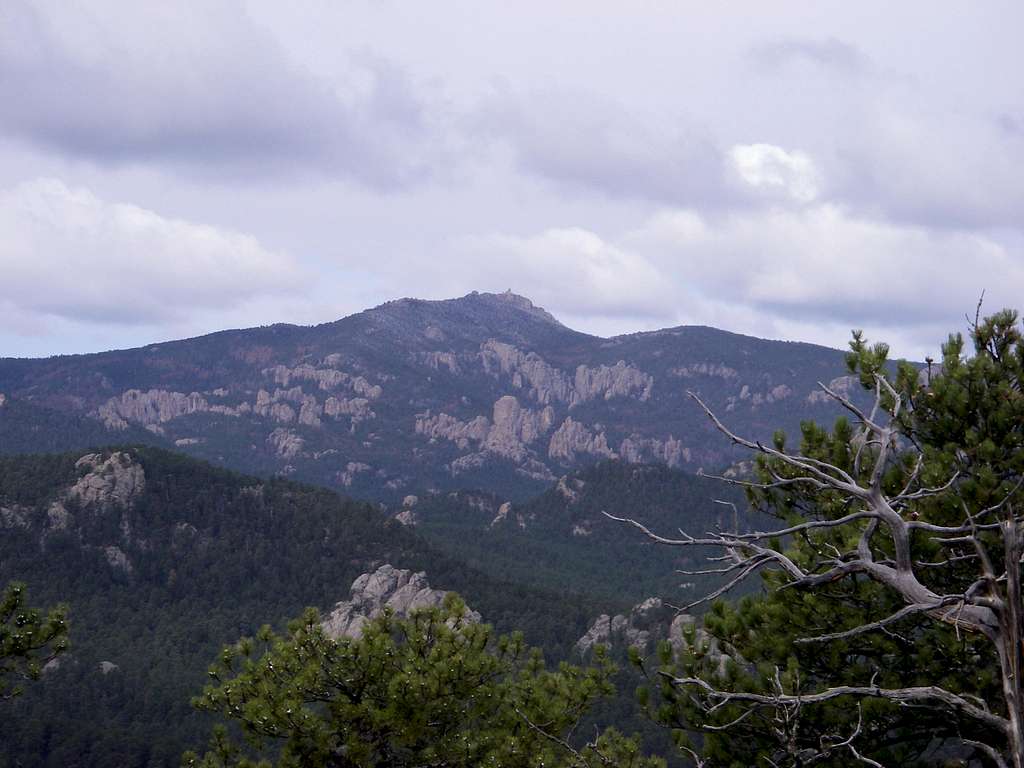 Harney Peak from Iron Mountain Road