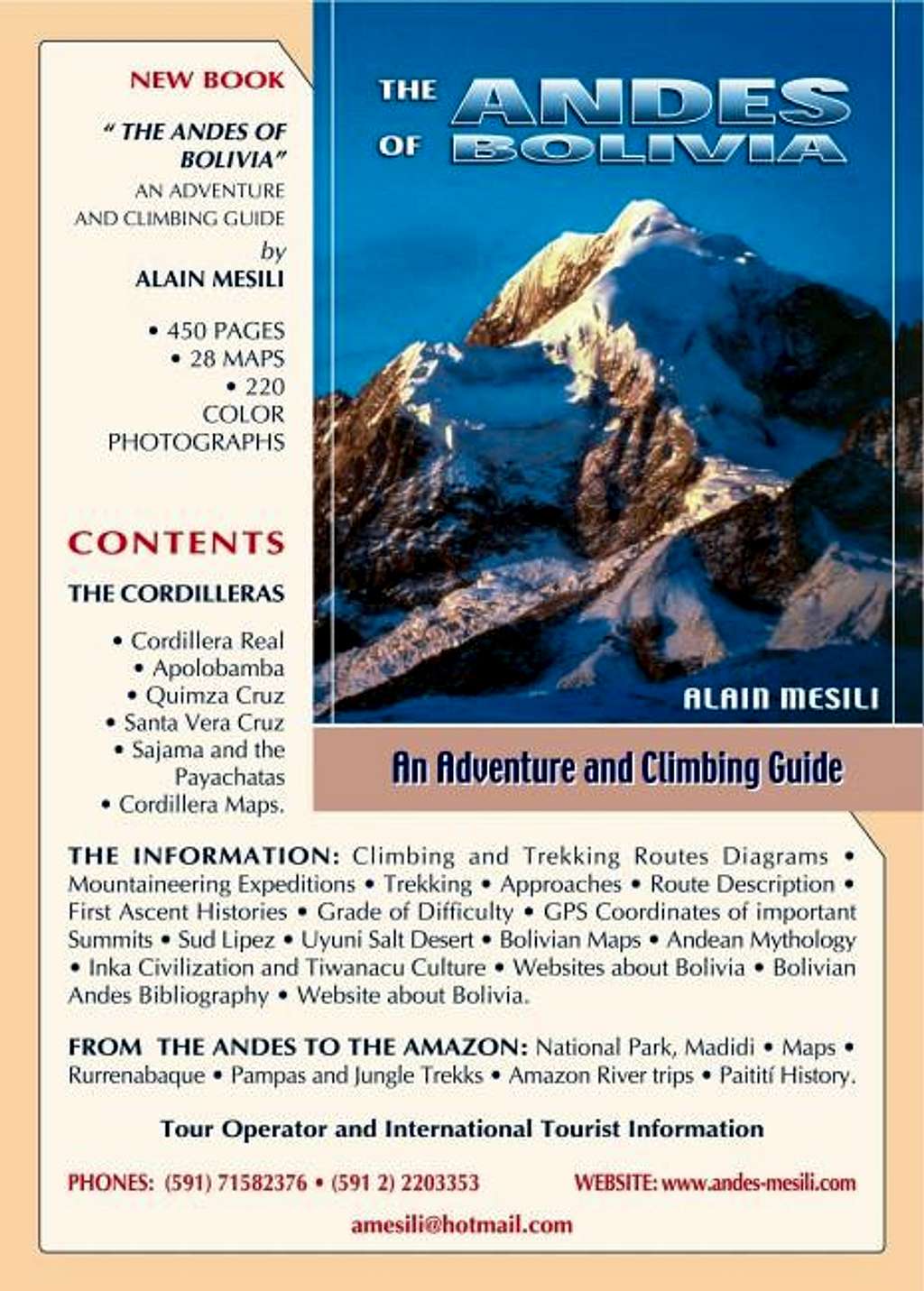 Cover of Mesili's guide book....