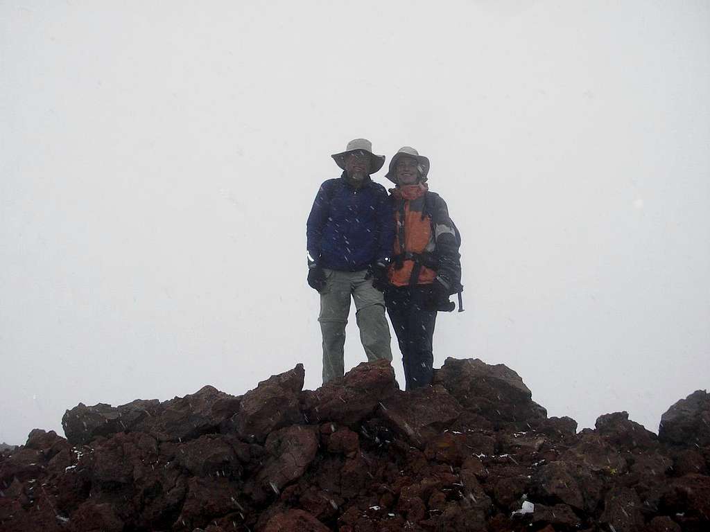 Vic and Nathan On the Summit