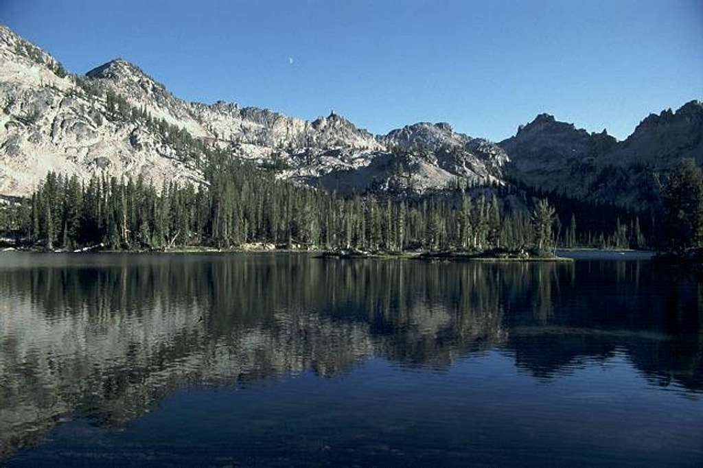 The view across Alice Lake...