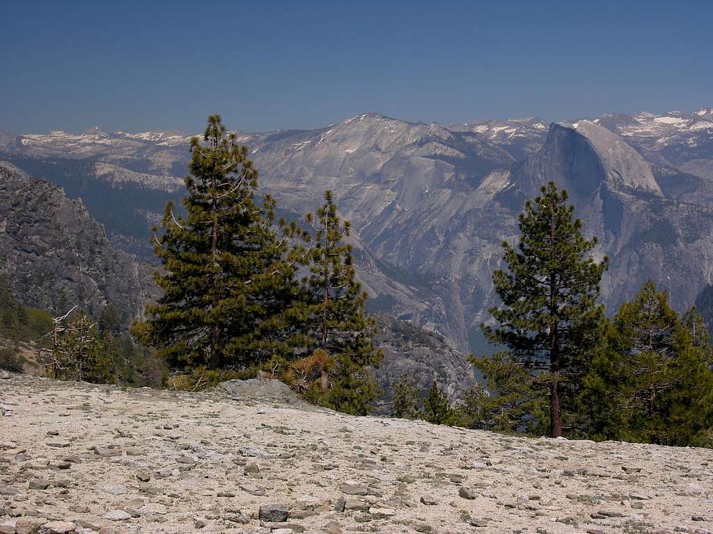 View of Clouds Rest and Half Dome 6/5/08