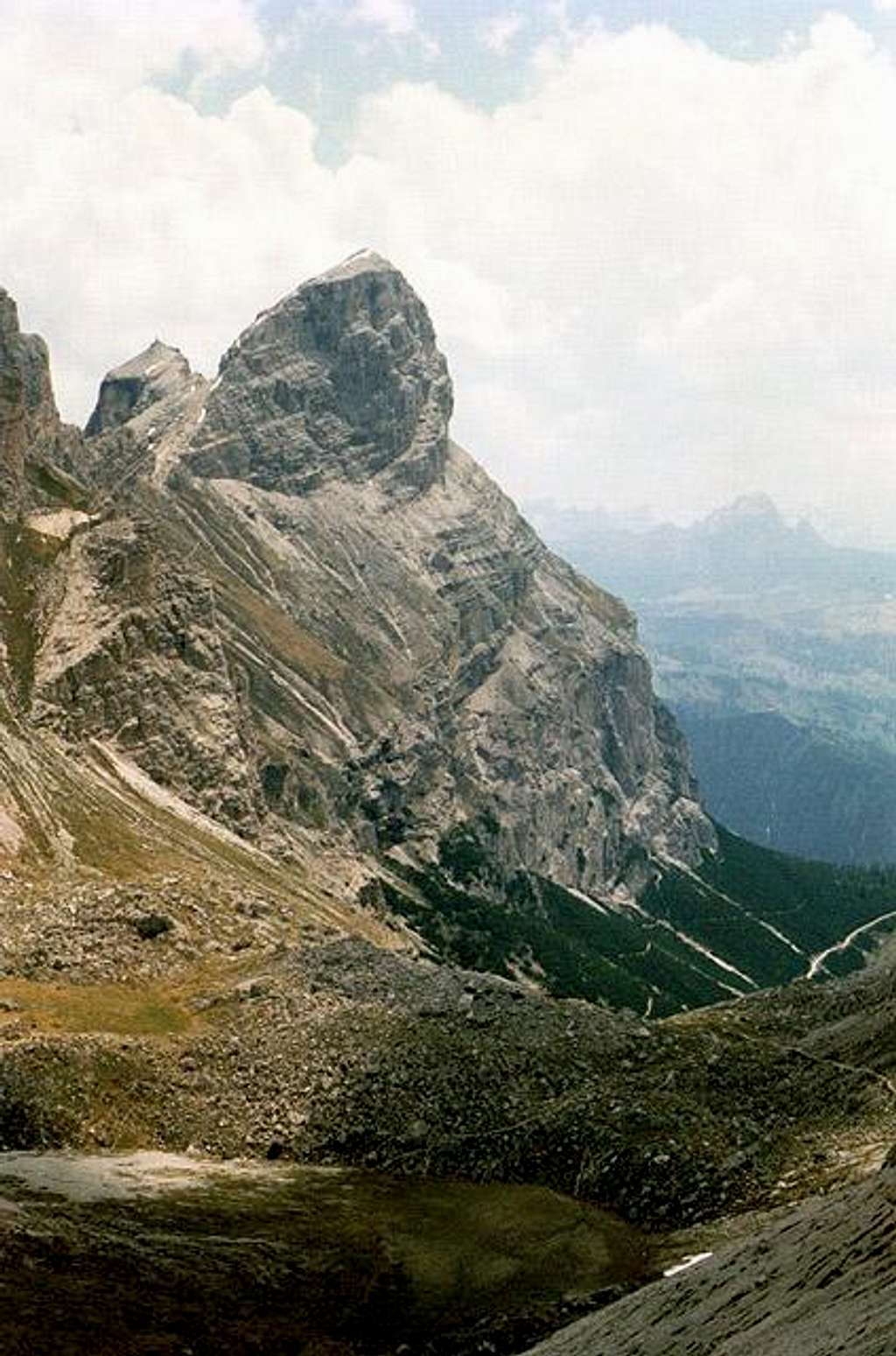 Sassongher (2625m) from...