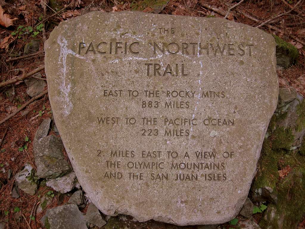 Pacific Northwest Trail Trailhead