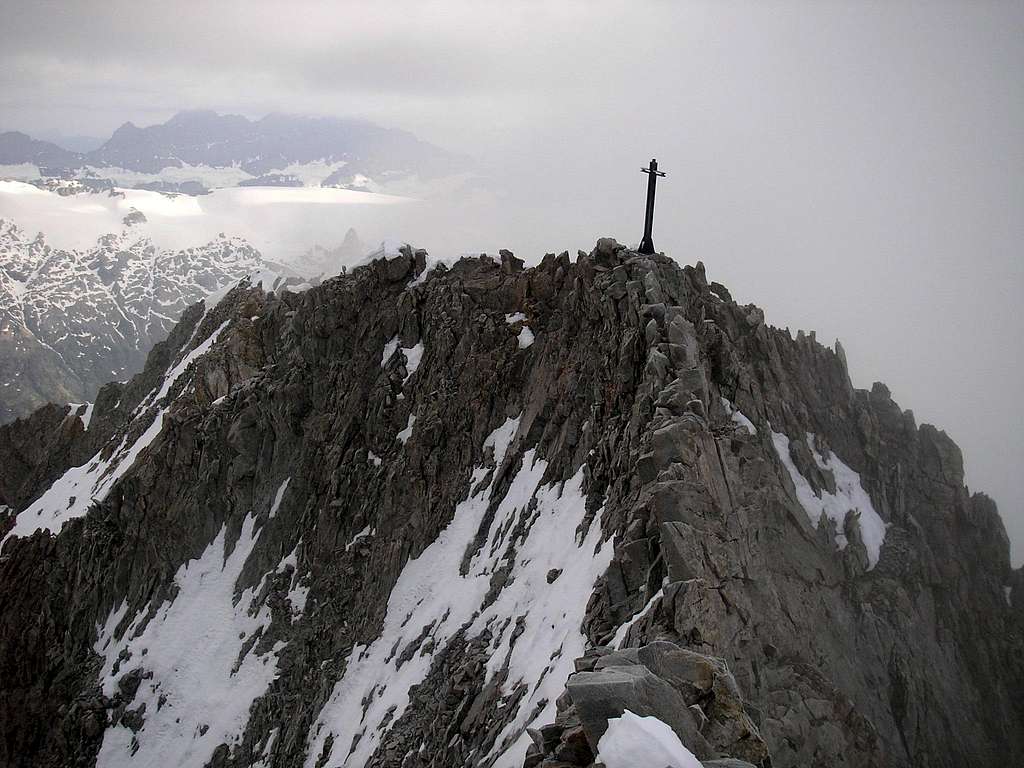 Summit of Bietschhorn 3934m