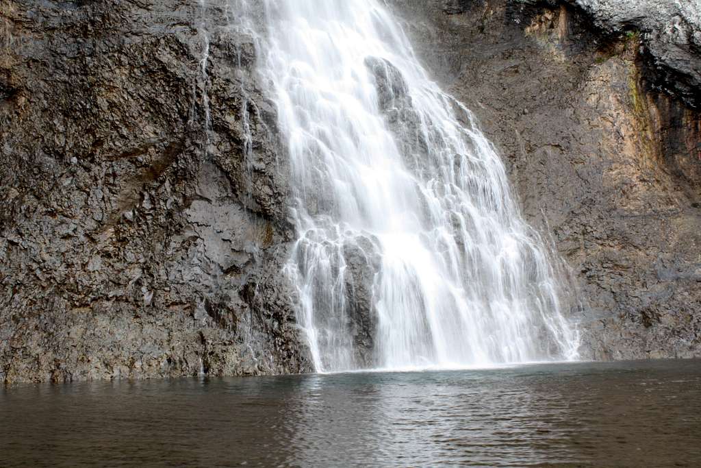 Lower portion of Fairy Falls in YNP
