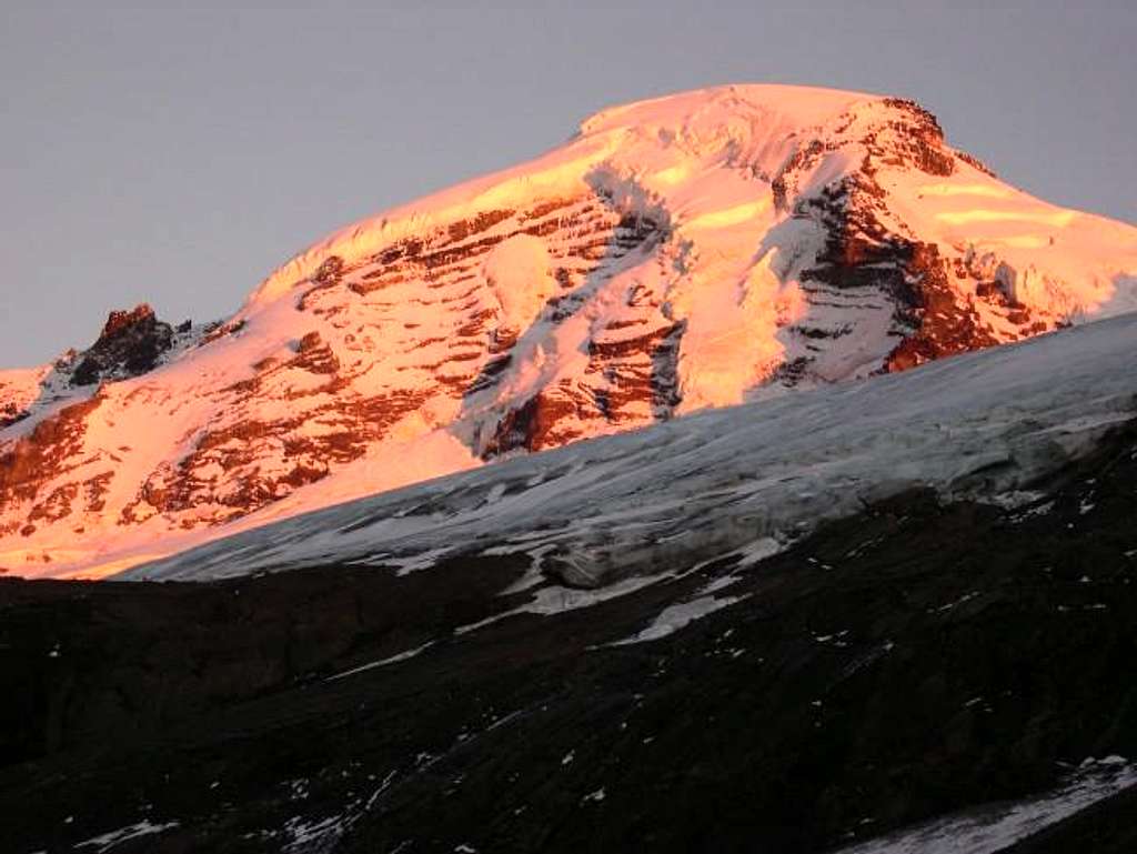 Early morning alpenglow,...