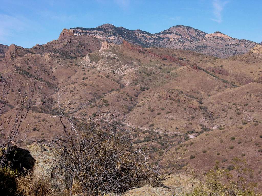 Atascosa Peak and Atascosa Lookout