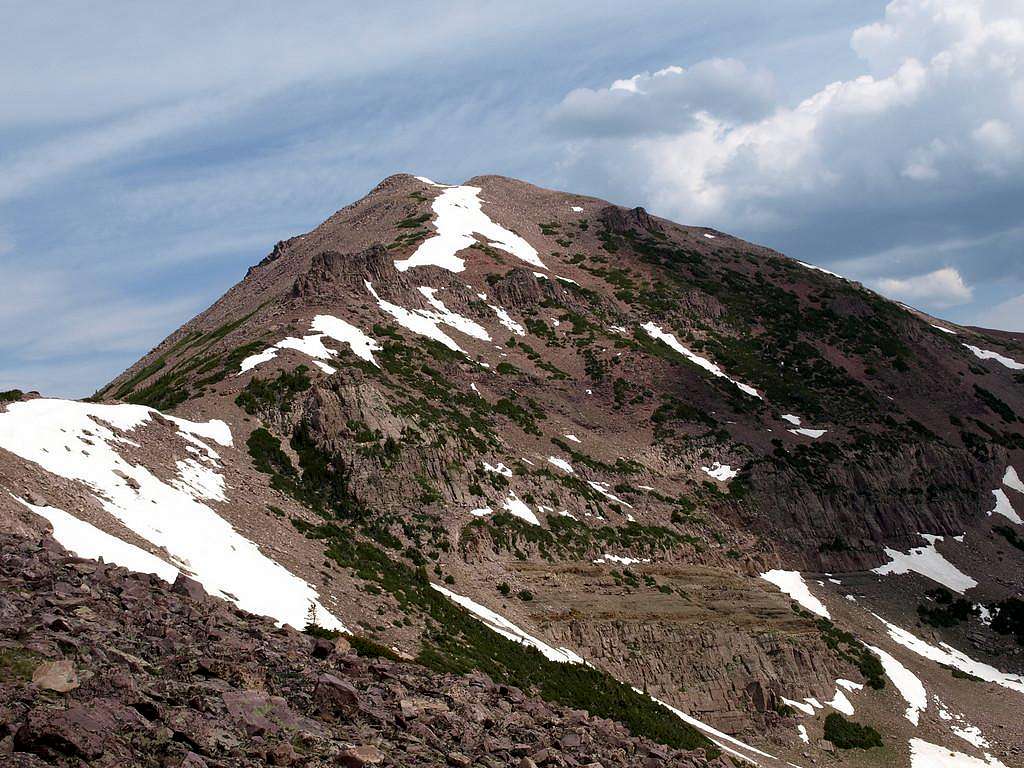 Kletting Peak from the south