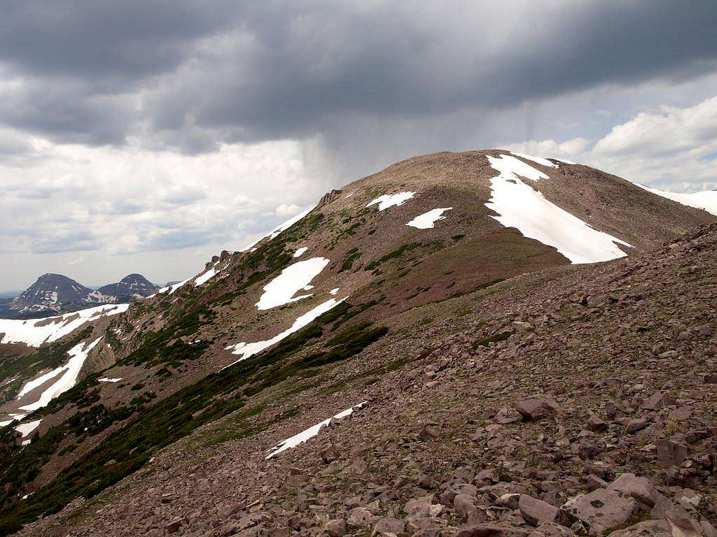 Kletting Peak from the east