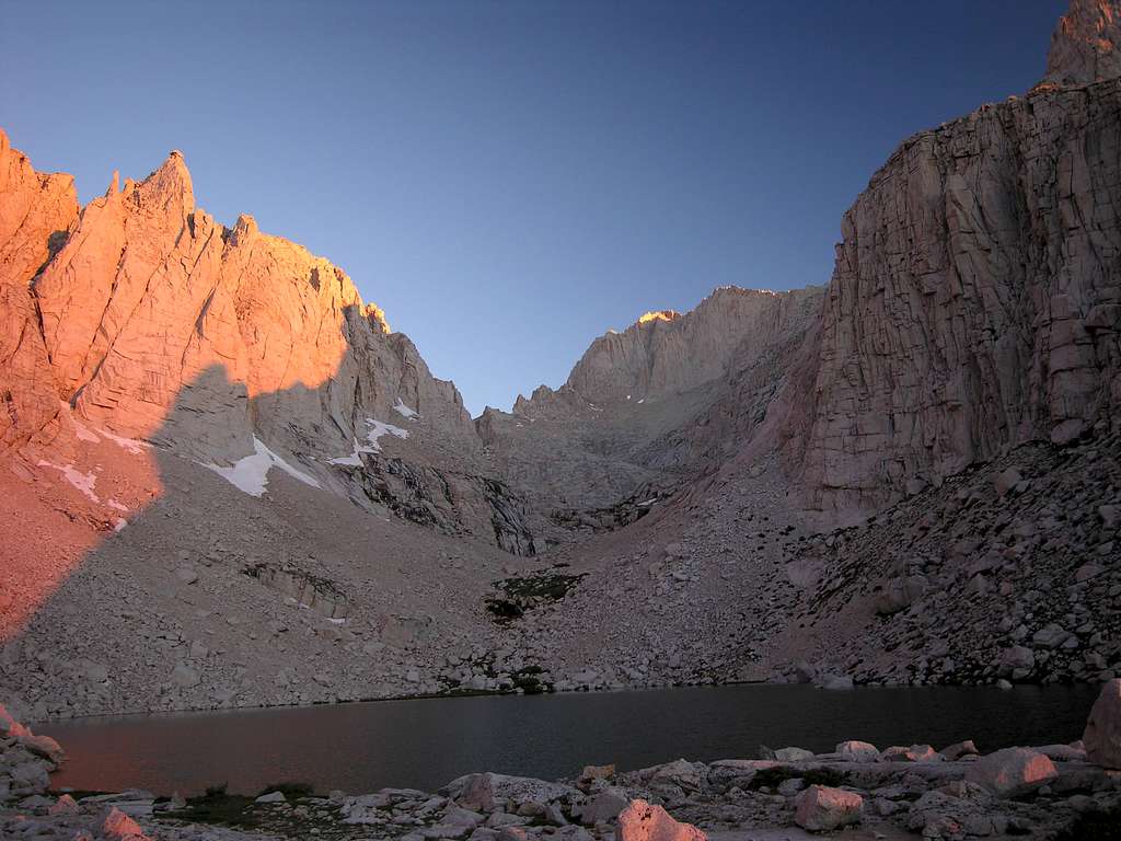 Russell morning view from Upper Boy Scout Lake 7/3/08