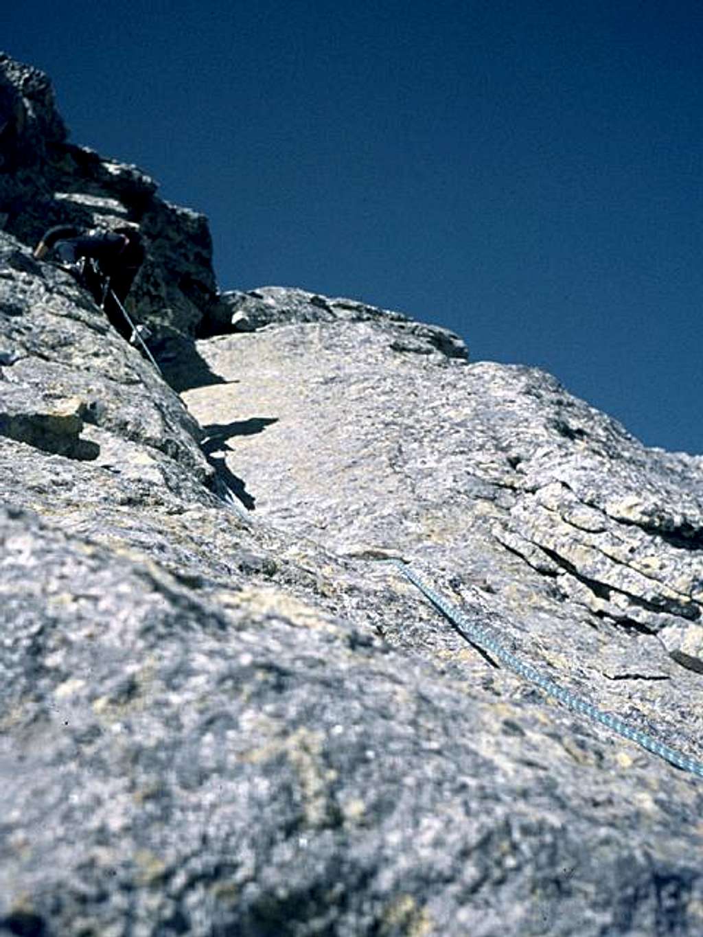 climbing on the NE wall