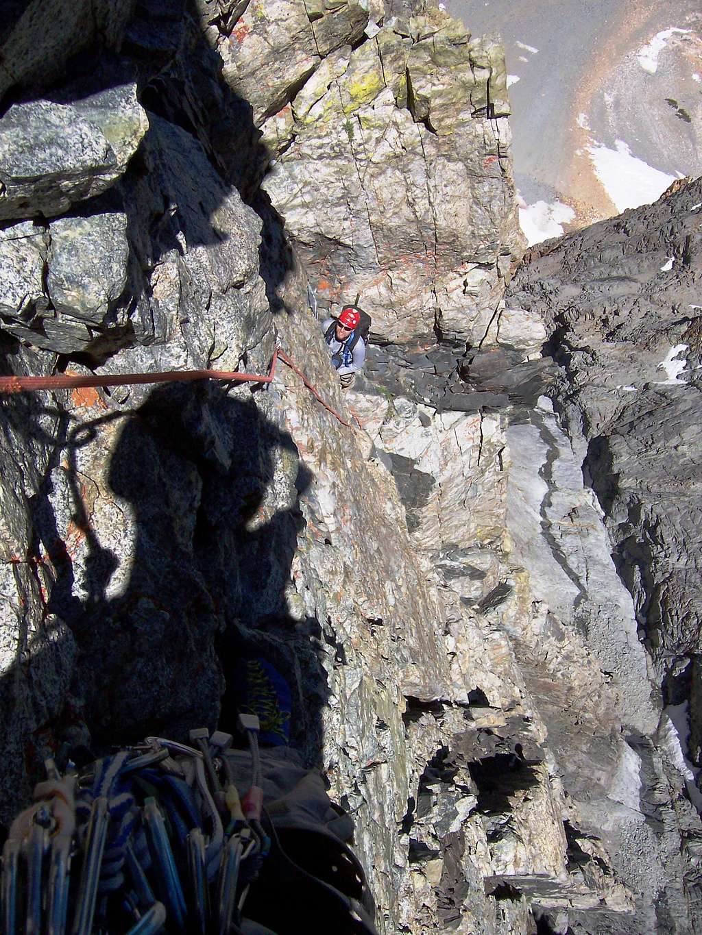 East arete, pitch 10