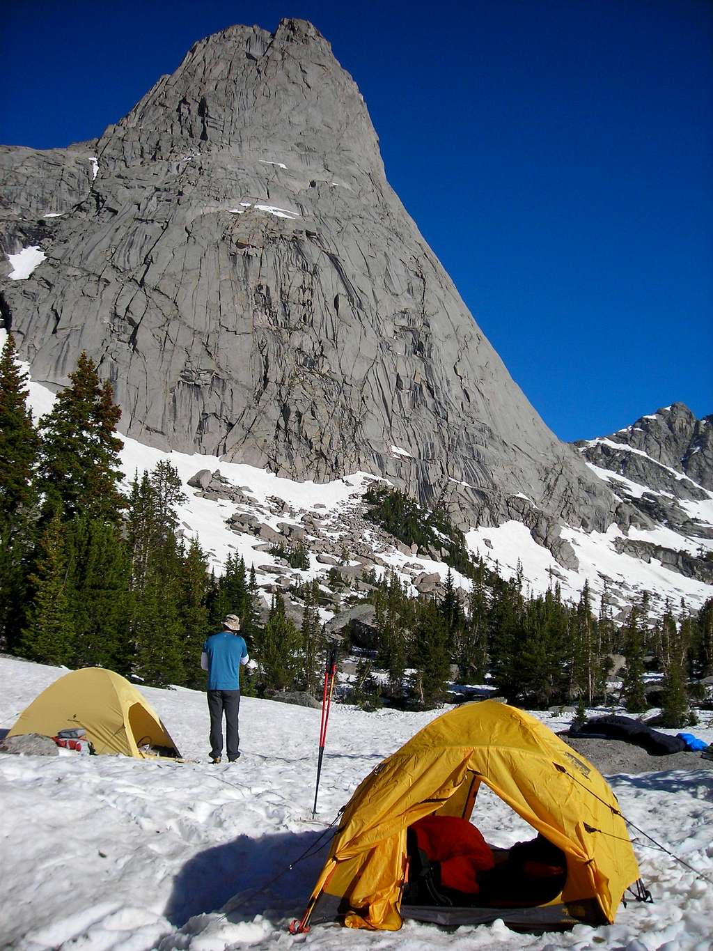 Camping under Pingora