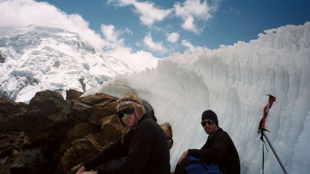 Summit of Nevado Huapi