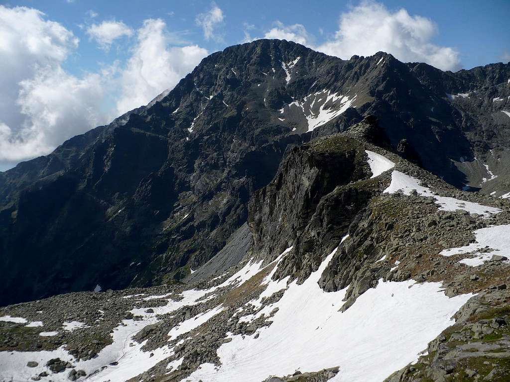 Slavkovský štít (2452 m) and Strelecká veža (2131 m)